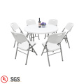Outdoor Round Folding Out Portable Tables And Chairs