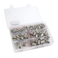 95Pcs and 300Pcs Stainless Steel Rivet Nut Rivnut Insert Nutsert KIT M3 M4 M5 M6 M8 M10 for Rivet Nut Gun Riveting Riveter Tool