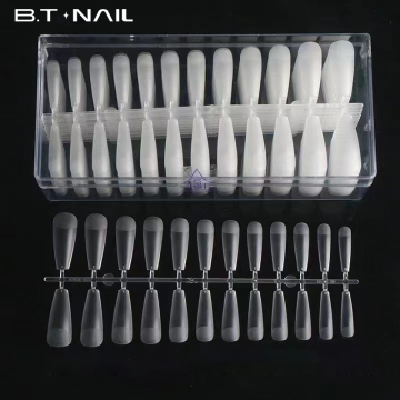 Factory Price Low MoQ Gel X Full Nail Curved Press-on Nails