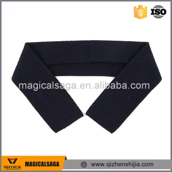 High quality wholesale custom plain dyed ribbing fabric collars