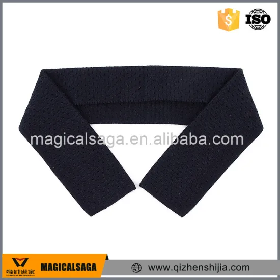 High quality wholesale custom plain dyed ribbing fabric collars