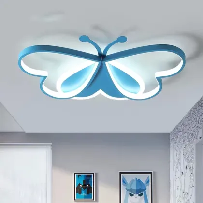 2024 New Butterfly Modern Lighting Kids Room Lamp LED Bedroom Lights for Children