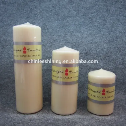 100% natural soy pillar candle wax, pillar church candles