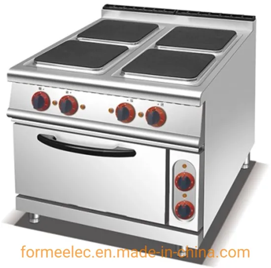Electric Combination Oven 4-Hot Plate Electric Range with Electric Oven