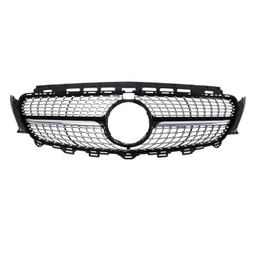 Hot Selling ABS Grille for BENZ E-Class W213 Diamond Style Front Bumper Grill 2016-2019