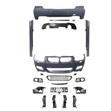 BMW 3 Series 2005-2011 E90/E92/E93 MT Style Body Parts - Front Lip & Rear Diffuser