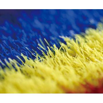 Tapis de pelouse synthétique d'herbe rouge d'herbe artificielle d'arc-en-ciel des etats-unis pour la décoration d'école