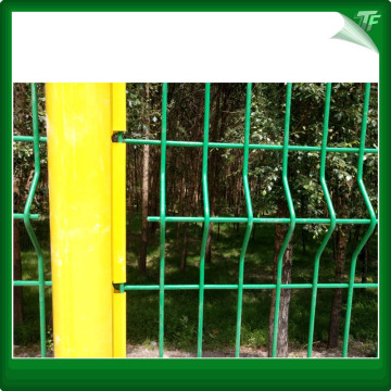 Galvanized yellow peach shaped fencing