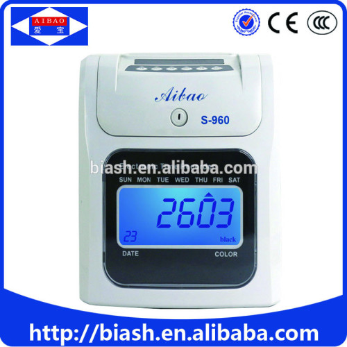 Office Card Punch Time Attendance Machine Price, High Quality Office