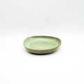 Glassa di forma irregolare all&#39;ingrosso glassa insalata di frutta ceramica