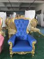Luksusowe drewniane klasyczne krzesła tronowe