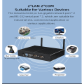 Dual Lan Intel Celeron J1900 Fanless Mini PC