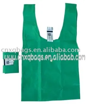 Eco polyester foldable shopping bag