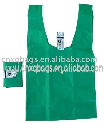 Eco polyester foldable shopping bag