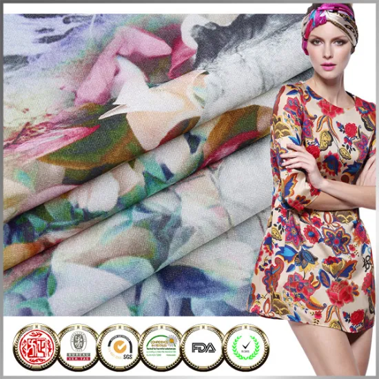 Hot sale IAF Korean Chinese character custom printed fabric