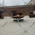 Corten Steel Metal Outdoor Fire Pits Pits