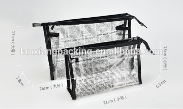 PVC Transparent Cosmetic Pouch,Customised Cosmetic Pouch