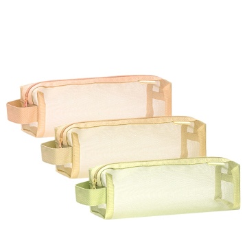 Deli BA168 Portable Hand-Held Zipper Bag for Cosmetics Storage