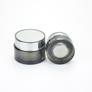 15ml 30ml 50ml double wall uv coating custom plastic acrylic cream cosmetic jar