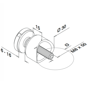 Support de compensation en acier inoxydable