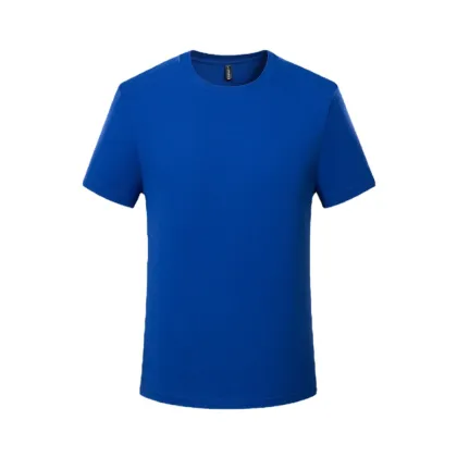 Custom Logo ALLBLUE 180GSM Cotton O Neck T-Shirt for Business Attire