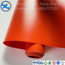 Customizable red PVC film packaging material