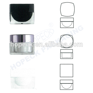 Round shape ABS cream jar 5g, 8g, 10g, 15g