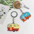 TASSE CAMPER CAMPER Happy camper camper Keyring RV Coppia di portate per portachiavi set da campeggio