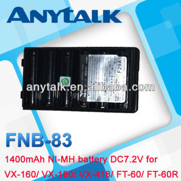 Battery FNB-83 1400mAh NI-MH vertex radio battery