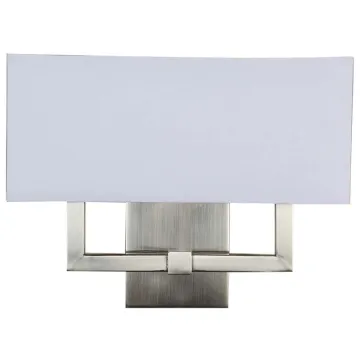 Brushed Nickel Wall Lamp with USB Port for Factory Custom Classic Hotel Bedroom