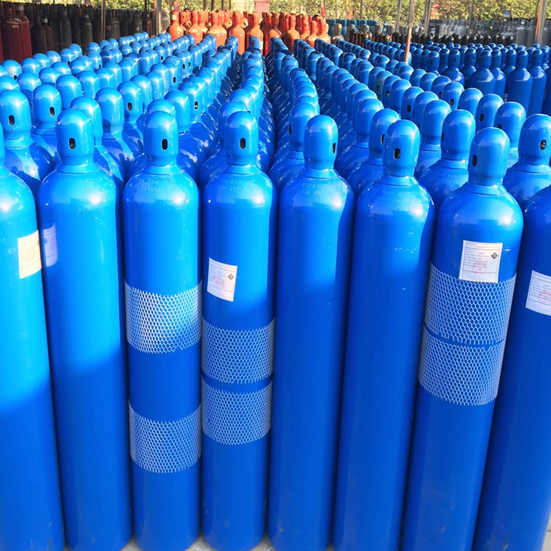 preço da garrafa de gás oxigênio O2 pureza do gás do cilindro 5N grau industrial