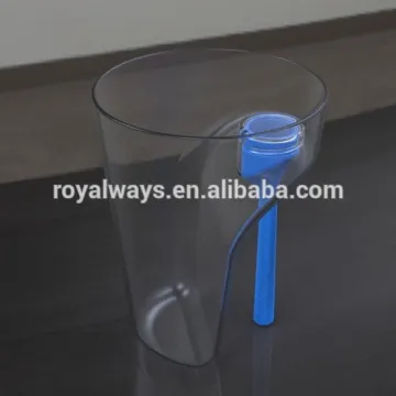 2015 NEWEST design blue high-heeled plastic coffee cup