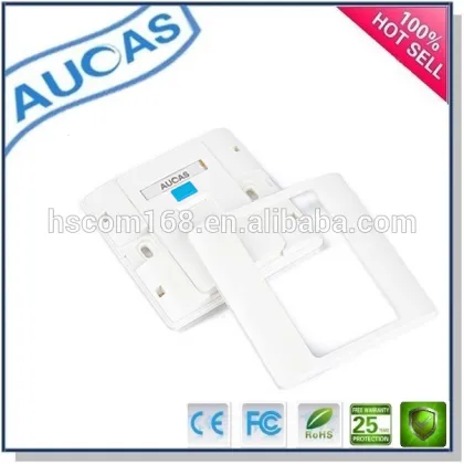 Cat5e RJ45 UTP Keystone Jack Faceplate/network ethernet faceplate /uk faceplate /1 port rj45 wall socket FacePlate/