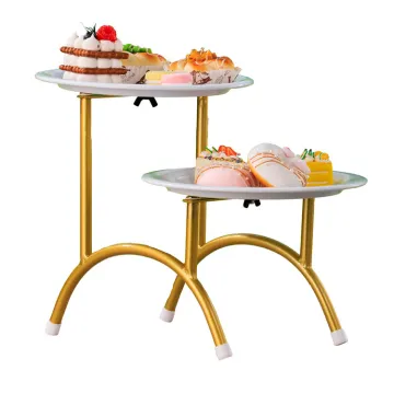 Wholesale 3 Tier Metal Gold Cake Stand for Elegant Cake Display