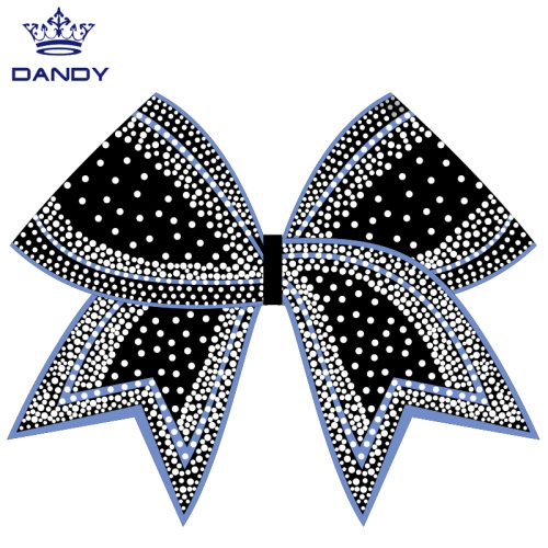 Oanpaste Rhinestones Cheer Hair Bows