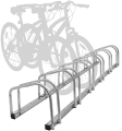 Soporte ajustable para almacenamiento en el suelo para 6 bicicletas