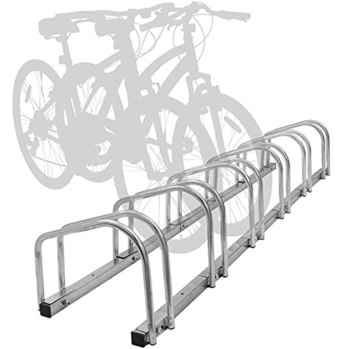 Support de rangement réglable pour parking au sol à 6 vélos