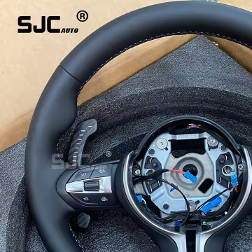 SJC Auto Car Accessories Carbon Fiber Magnetic LED Paddle Shifter For BMW F02 F10 F22 F30 F32 F36 F82 F87 G20 G30 G05 G22 G82