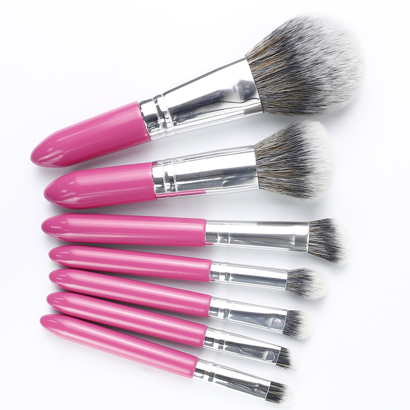 Mini 7pcs Makeup Brush Set for tourist