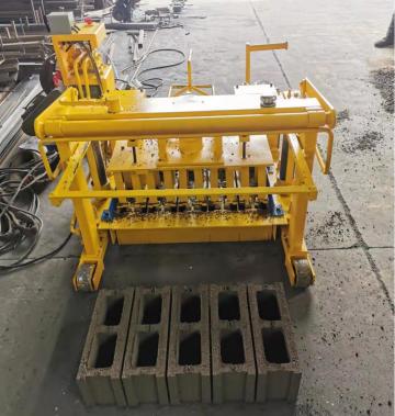 movable hollow block concrete block making machine