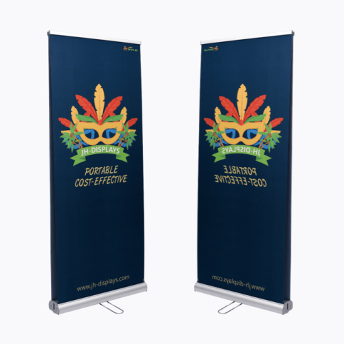 Banner de rollo de doble lateral reutilizable de aluminio chino