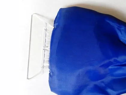 Car Ice Scraper with Protective Mitten - Warm Grip Ice Scraper