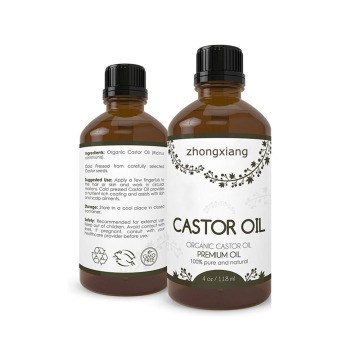 100% Pure Organic Cold Pressed Refined Castor Oil