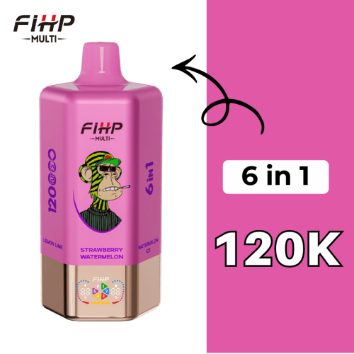 FIHP 120K 120000 Puffs Screen Disposable Vape Pod
