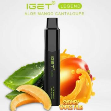 IGET Legend Vape Disposable Cherry Pomecranate Flavor