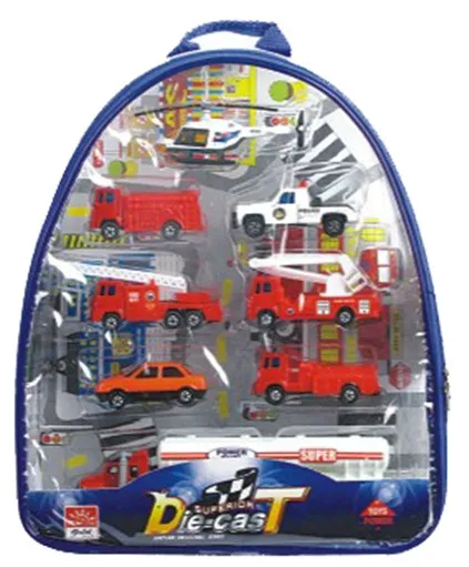 DIE CAST PLANE AND FIRE FIGHTING