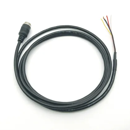 GX12 Male Car Rearview Monitoring Systems Aviation Cable