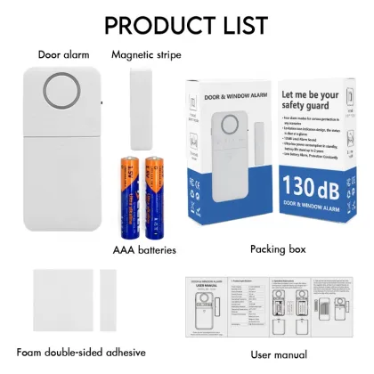 130Db Portable Mini Retail Store Door Alarm Security for Home