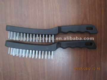 Wire brush with Plastic handle