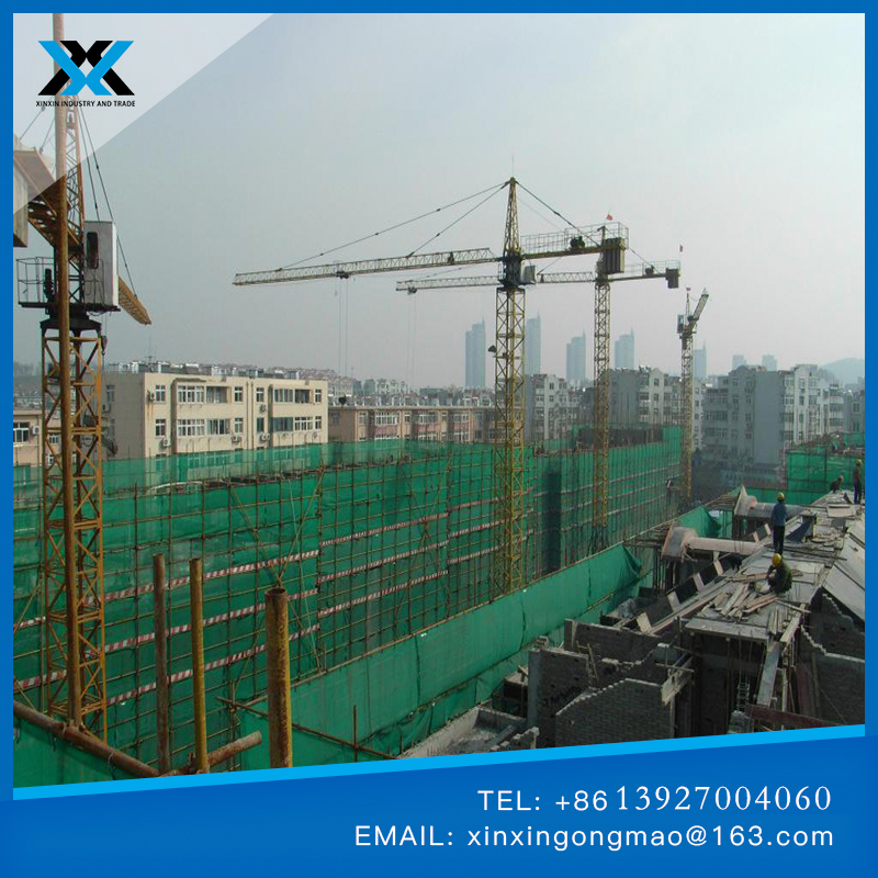 110gsm black and green construction safety net